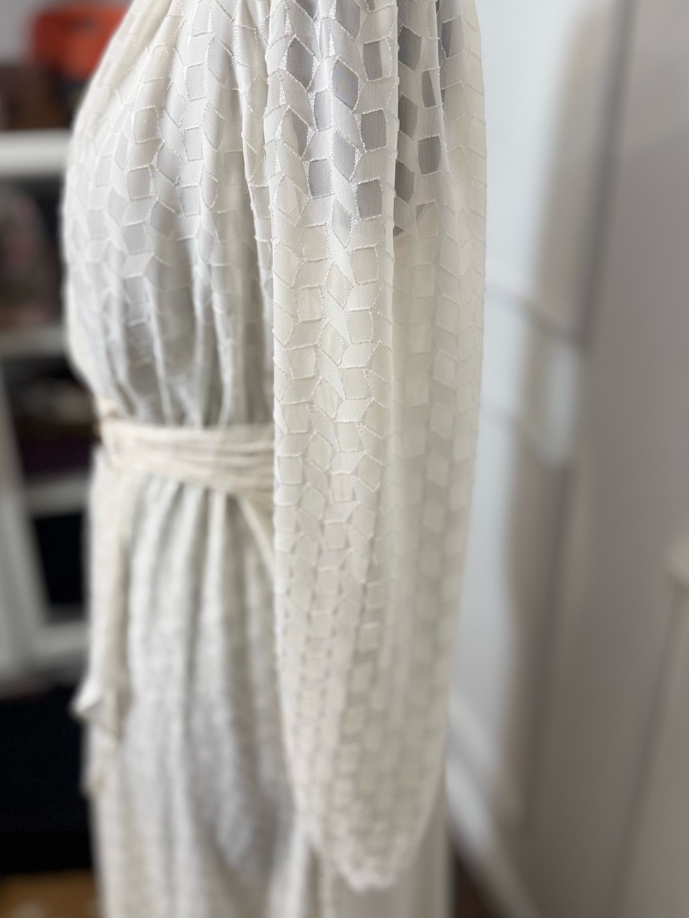 Shoshanna Emilie Dress Ivory Cream Ruffle Bridal Occasion size 2 - Picture 10 of 14